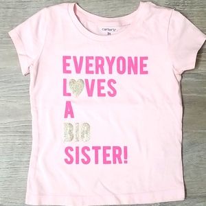 Big Sister Shirt 3T